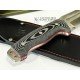 Cudeman 126 M Spartan Micarta Negra Funda Cuero