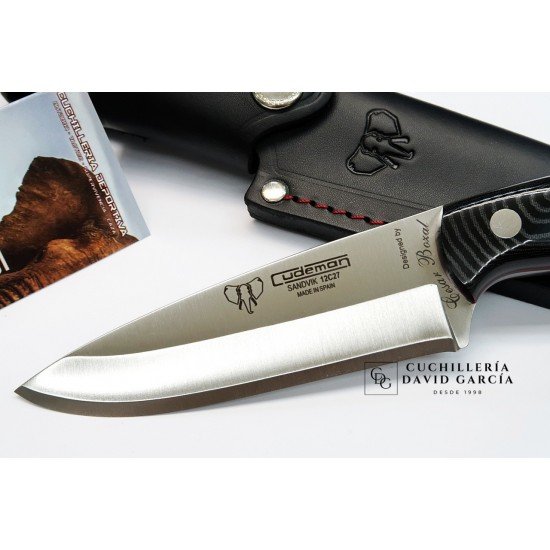 Cudeman 123-M Cesar Bozal Micarta Negra Cudeman 123-M Cesar Bozal Micarta Negra