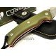 Cudeman RANGER 327-GVF Acero Böhler N-695 G10 Verde