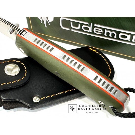 Cudeman RANGER 327-GVF Acero Böhler N-695 G10 Verde