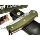 Cudeman RANGER 327-GVF Acero Böhler N-695 G10 Verde