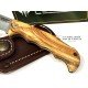 Cudeman 333-LF Texana Madera de Olivo Funda Cuero