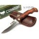 Cudeman 333-RF Texana Madera de Estamina Roja Funda Cuero