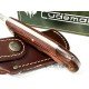 Cudeman 333-RF Texana Madera de Estamina Roja Funda Cuero