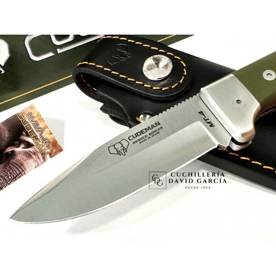  Cudeman 384-GVF  MT4 G10 Verde Acero N690Co