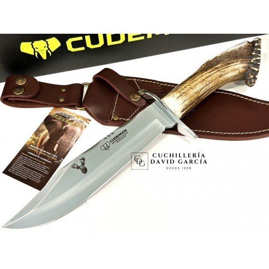 Cudeman Cuchillo Bowie 294-CR Roseta de Ciervo 