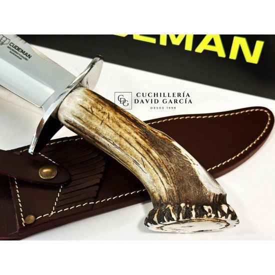 Cudeman Cuchillo Bowie 294-CR Roseta de Ciervo 