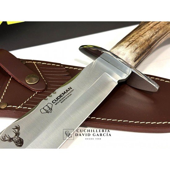 Cudeman Cuchillo Bowie 294-CR Roseta de Ciervo 