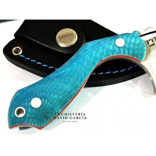 Cudeman Pyrana 184-JA Juma Azul Acero Böhler N-695 Cudeman Pyrana 184-JA Juma Azul Acero Böhler N-695