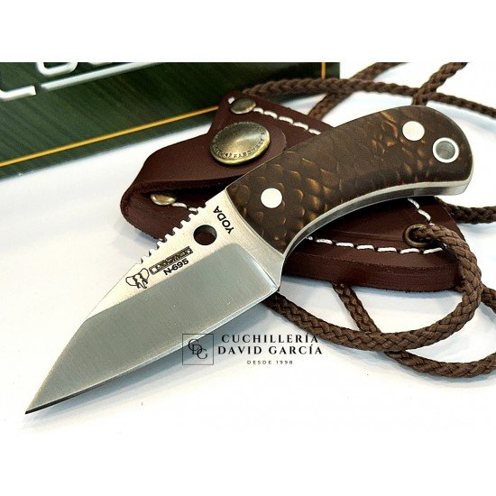 Cudeman Yoda 200-JM Juma Marron Acero Böhler N-695 Cudeman Yoda 200-JM Juma Marron Acero Böhler N-695