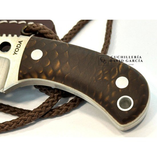 Cudeman Yoda 200-JM Juma Marron Acero Böhler N-695 Cudeman Yoda 200-JM Juma Marron Acero Böhler N-695