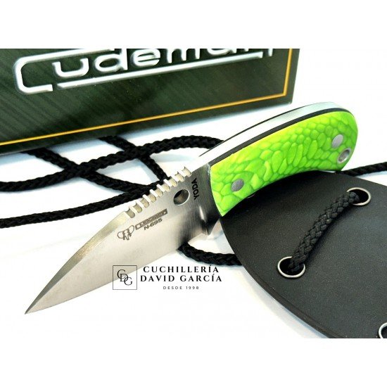 Cuchillo Cudeman Yoda 200-JV-K Juma Vede Acero Böhler N-695 Cuchillo Cudeman Yoda 200-JV-K Juma Vede Acero Böhler N-695