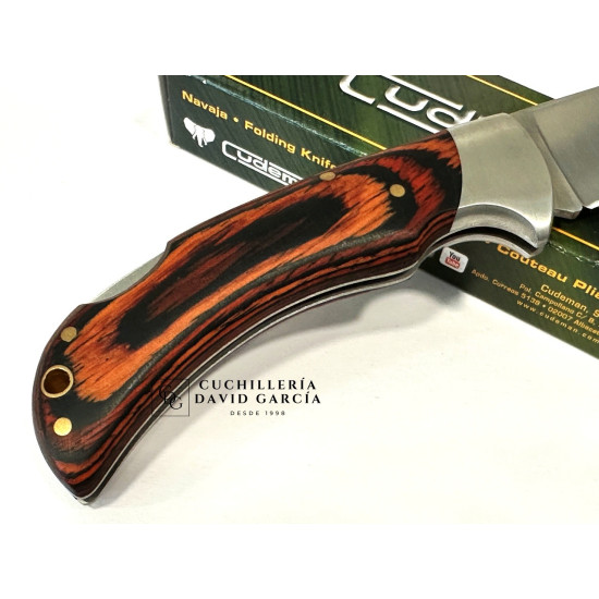 Cudeman Galatea II 323-R Madera de  Estamina -Acero Böhler N690Co