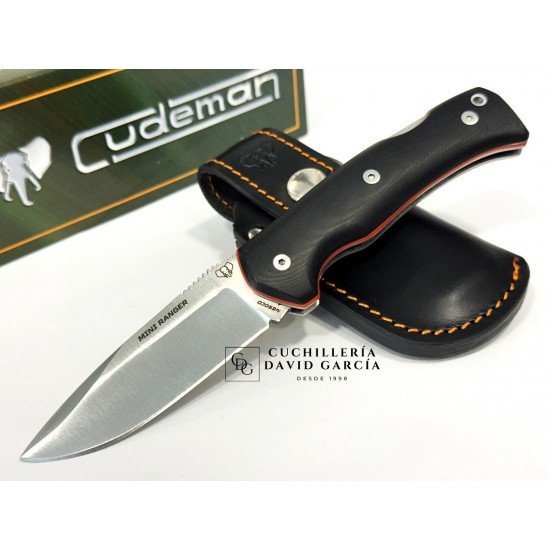Cudeman MINI RANGER 337-GNF Acero Böhler N-695 G10 Negro