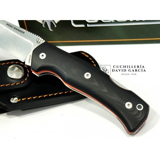 Cudeman MINI RANGER 337-GNF Acero Böhler N-695 G10 Negro