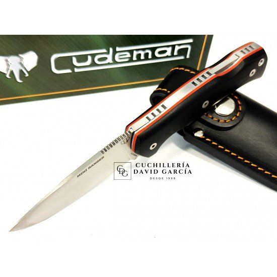 Cudeman MINI RANGER 337-GNF Acero Böhler N-695 G10 Negro