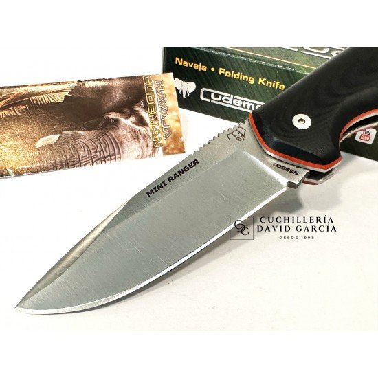 Cudeman MINI RANGER 337-GN Acero Böhler N-695 G10 Negro