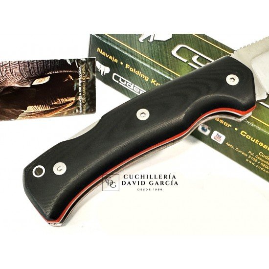 Cudeman MINI RANGER 337-GN Acero Böhler N-695 G10 Negro