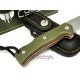 Cudeman MINI RANGER 337-GVF Acero Böhler N-695 G10 Verde