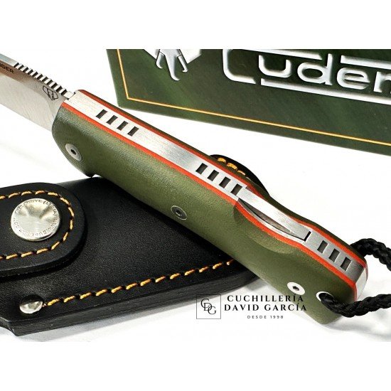Cudeman MINI RANGER 337-GVF Acero Böhler N-695 G10 Verde