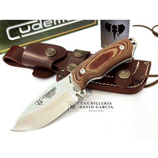 Cudeman Mini Boina Verde 115-X Acero Bohler N695 Micarta Marrón Cudeman Mini Boina Verde 115-X Acero Bohler N695 Micarta Marrón