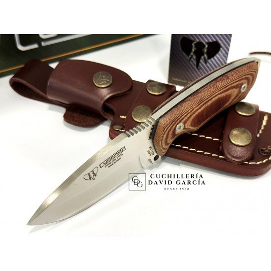 Cudeman Mini Boina Verde 115-X Acero Bohler N695 Micarta Marrón Cudeman Mini Boina Verde 115-X Acero Bohler N695 Micarta Marrón