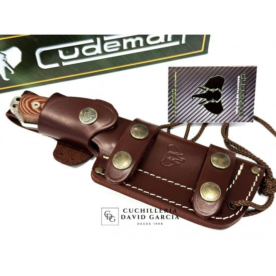 Cudeman Mini Boina Verde 115-X Acero Bohler N695 Micarta Marrón Cudeman Mini Boina Verde 115-X Acero Bohler N695 Micarta Marrón