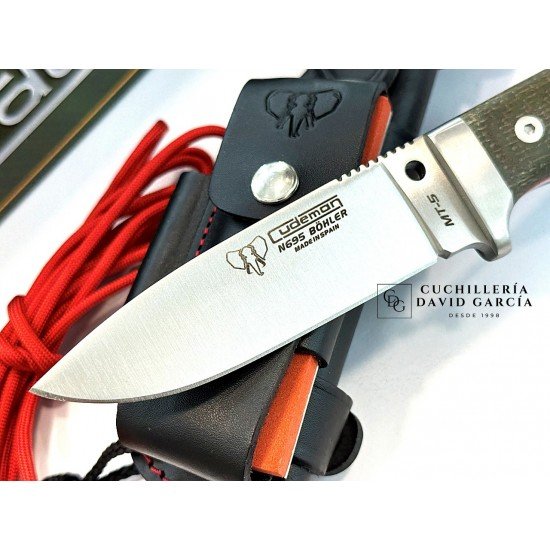 Cudeman 120-FC Canvas Verde Acero Böhler N-695 Cudeman 120-FC Canvas Verde Acero Böhler N-695