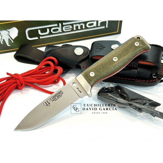 Cudeman 120-FC Canvas Verde Acero Böhler N-695 Cudeman 120-FC Canvas Verde Acero Böhler N-695