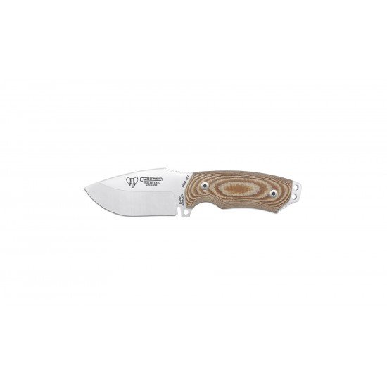 Cudeman Mini Boina Verde 115-X Acero  Bohler N695 Micarta Marrón