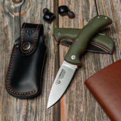 Cudeman 345-GVF Athenea Acero Bohler N690CO G10 Verde + Funda 