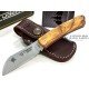 Cudeman Pocket Knife 387- LF Sailor Windstar Olive Wood