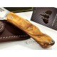 Cudeman Pocket Knife 387- LF Sailor Windstar Olive Wood