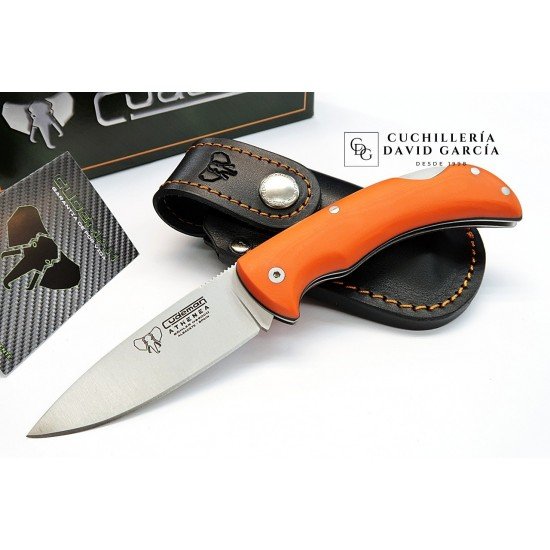 Cudeman 345-JF Athenea Acero Bohler N690CO G10 Naranja + Funda 