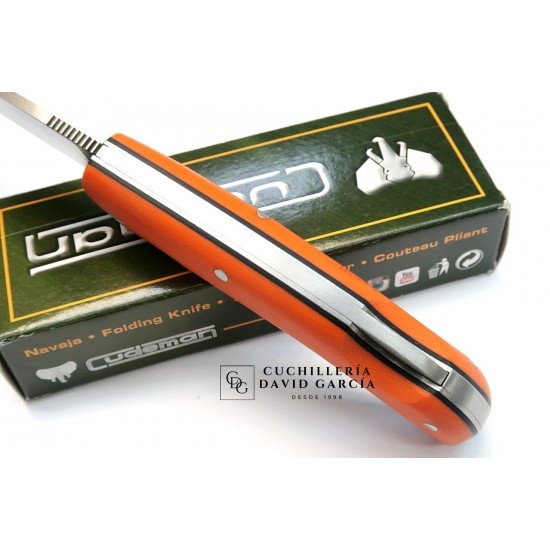 Cudeman 345-J Athenea Acero Bohler N690CO G10 Naranja Cudeman 345-J Athenea Acero Bohler N690CO G10 Naranja