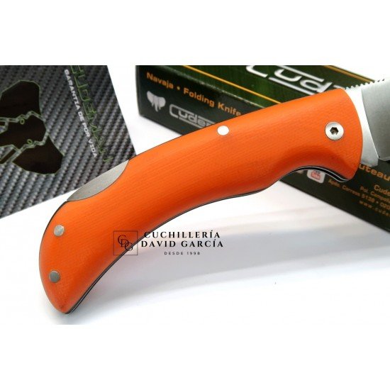 Cudeman 345-J Athenea Acero Bohler N690CO G10 Naranja 