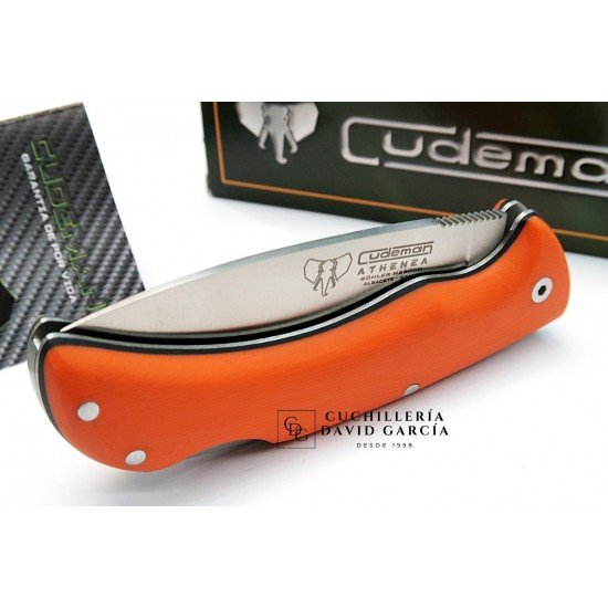 Cudeman 345-J Athenea Acero Bohler N690CO G10 Naranja 