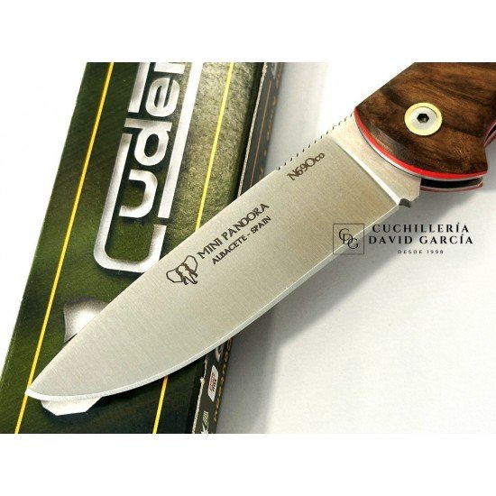 Navaja Cudeman 389-G Mini Pandora Acero Bohler N690CO Madera de Nogal Navaja Cudeman 389-G Mini Pandora Acero Bohler N690CO Madera de Nogal