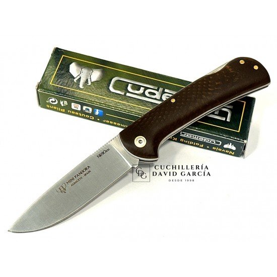 Navaja Cudeman 389-JM Mini Pandora Acero Bohler N690CO Juma Marrón Navaja Cudeman 389-JM Mini Pandora Acero Bohler N690CO Juma Marrón
