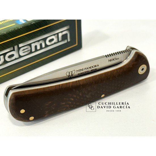 Navaja Cudeman 389-JM Mini Pandora Acero Bohler N690CO Juma Marrón Navaja Cudeman 389-JM Mini Pandora Acero Bohler N690CO Juma Marrón