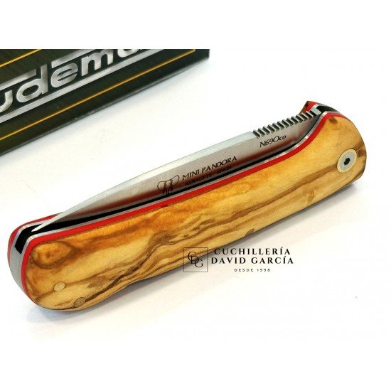 Navaja Cudeman 389-L Mini Pandora Acero Bohler N690CO Madera de Olivo Navaja Cudeman 389-L Mini Pandora Acero Bohler N690CO Madera de Olivo