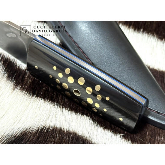 Daemon Knives Artesanal Cuerno de Búfalo Acero Carbono 80CRV2