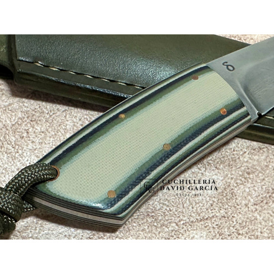 Daemon Knives artesanal Acero Carbono 1075 Mango G10