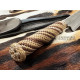 Filopampa Cuchillo Criollo Argentino Mango trenzado en Cuero 