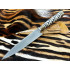 Filopampa Cuchillo Criollo Argentino  Mango trenzado en Cuero - Funda Vacuno 