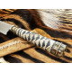 Filopampa Cuchillo Criollo Argentino  Mango trenzado en Cuero - Funda Vacuno 