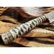 Filopampa Cuchillo Criollo Argentino  Mango trenzado en Cuero - Funda Vacuno 