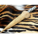 Filopampa Cuchillo Criollo Argentino  Mango trenzado en Cuero - Funda Vacuno 