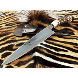 Filopampa Cuchillo Criollo Argentino  Asta de Ciervo -  Acero Inoxidable 440 Premium