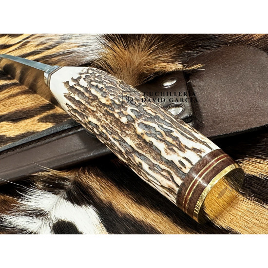 Filopampa Cuchillo Criollo Argentino  Asta de Ciervo -  Acero Inoxidable 440 Premium